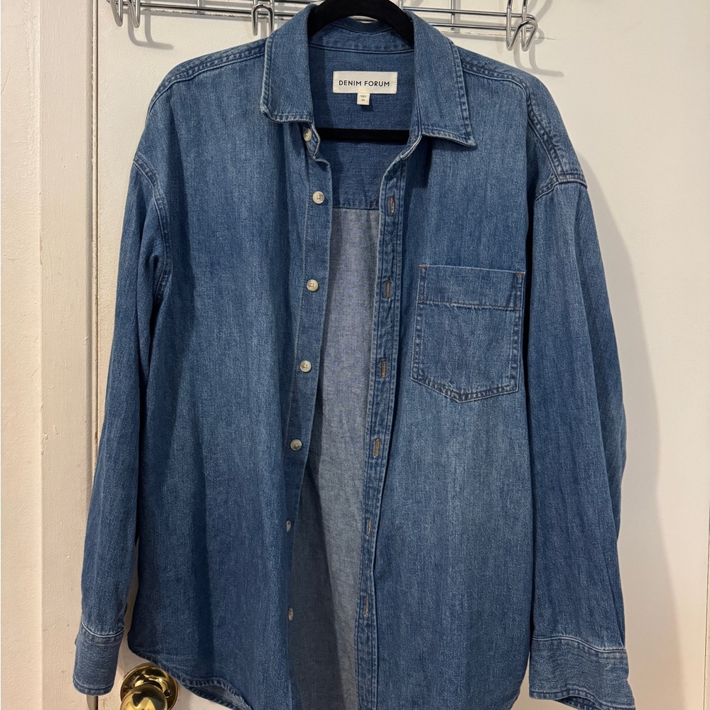 Denim Forum Blue Denim Shirt